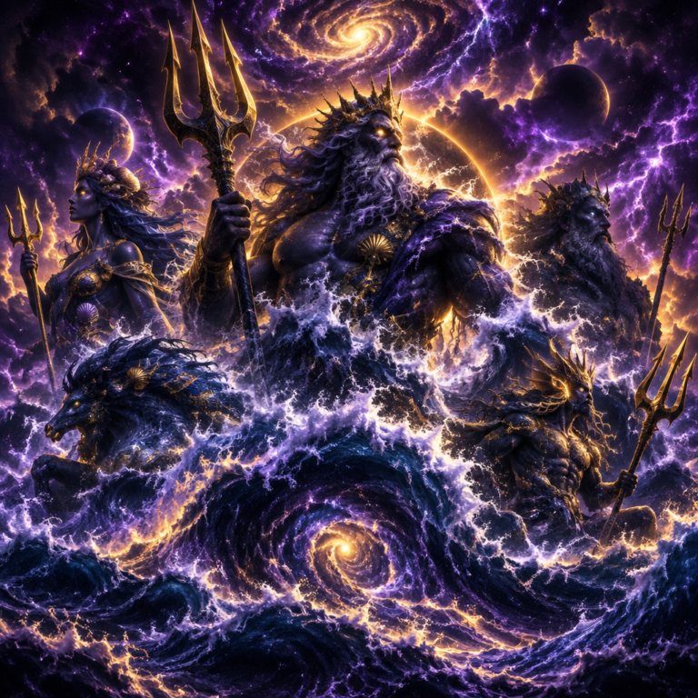 Sea Gods In Motion
